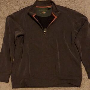 Orvis quarter-zip sweater/sweatshirt